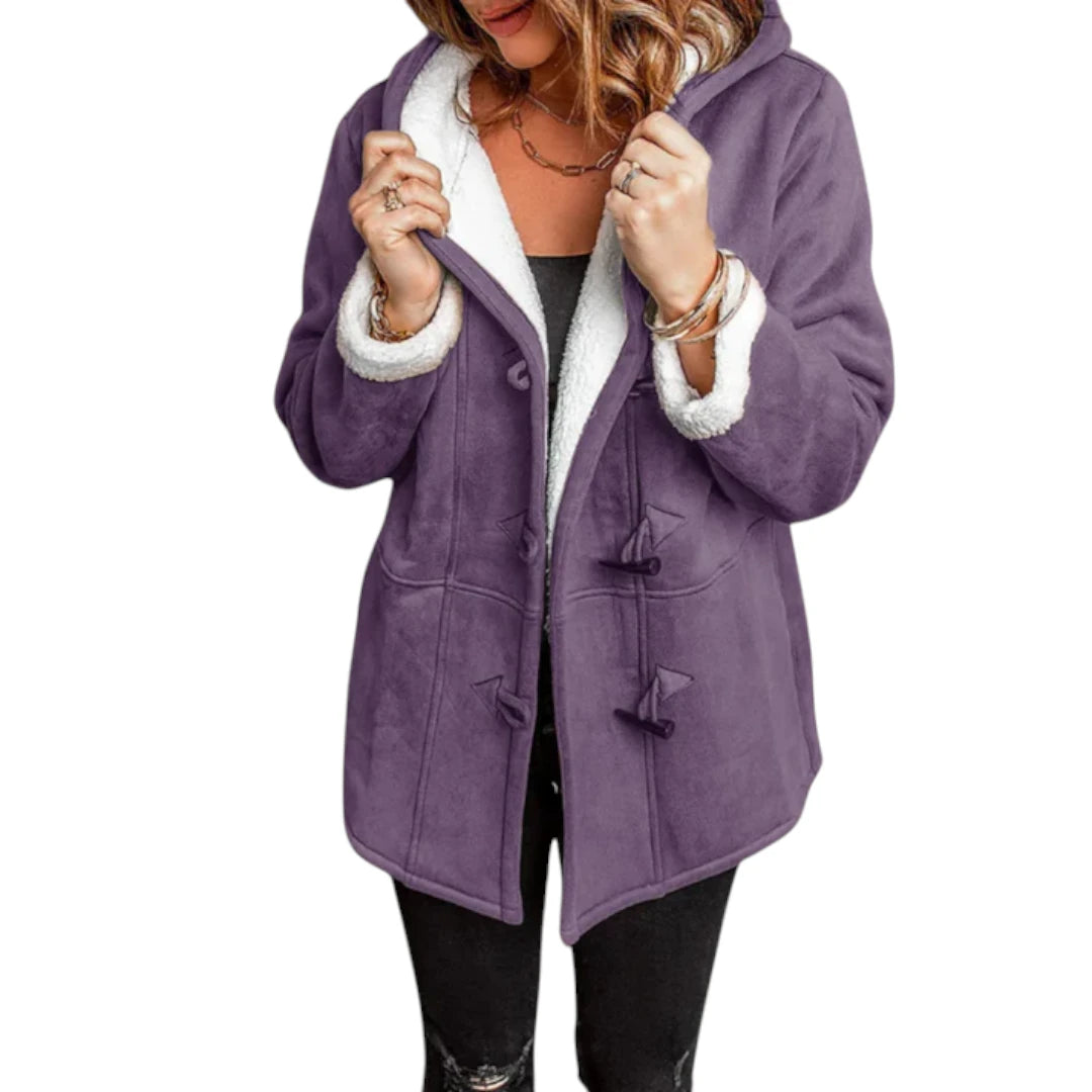 Darlene – Zachte Fleece Winterjas voor Dames