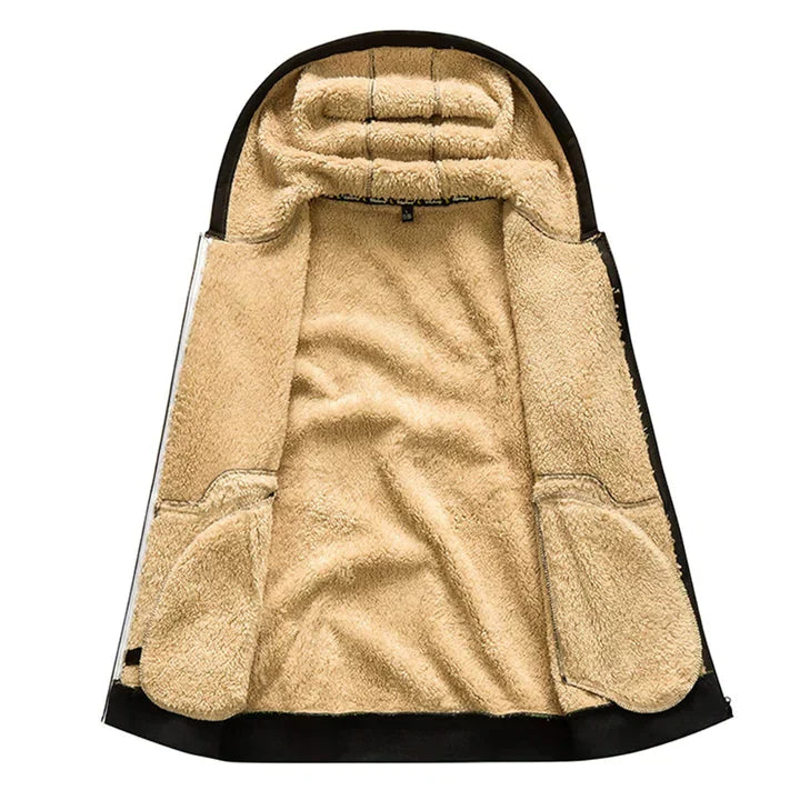 Lorenzo – Heren Fleece Zip Hoodie