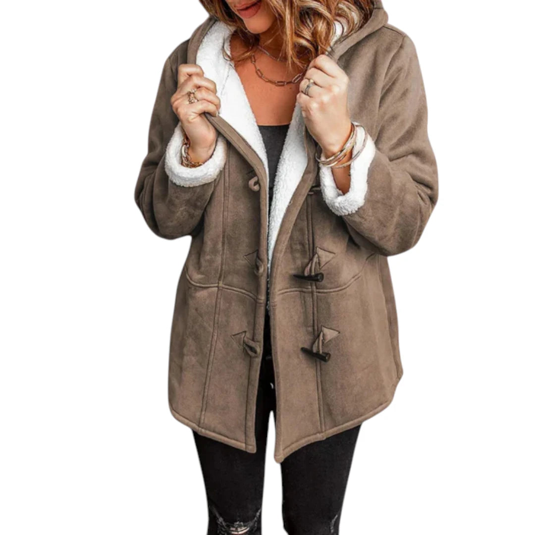Darlene – Zachte Fleece Winterjas voor Dames