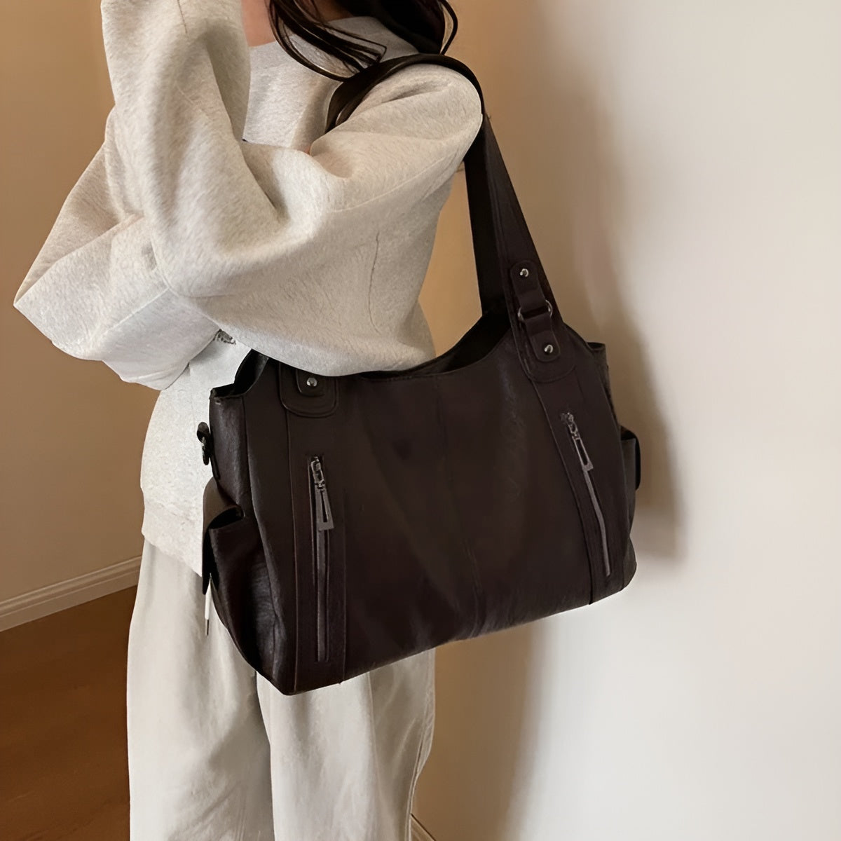 Amélie – Elegante Leren Dames Tote Bag