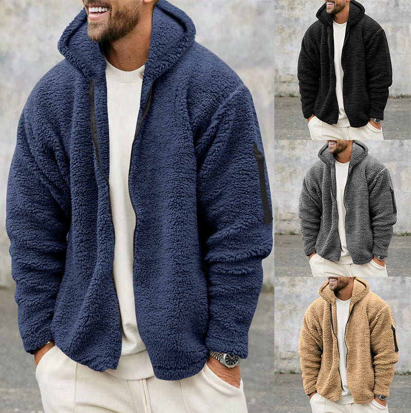 SilvanaFioretti Warme Fleece Jas Voor Mannen