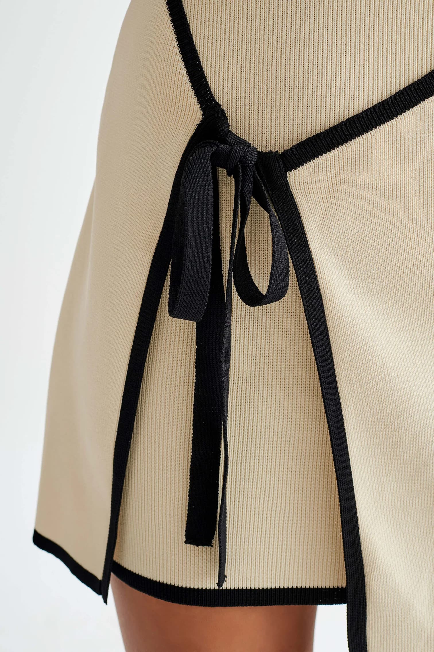 GiuliaBianchi™ Strapless Gebreide Mini Jurk
