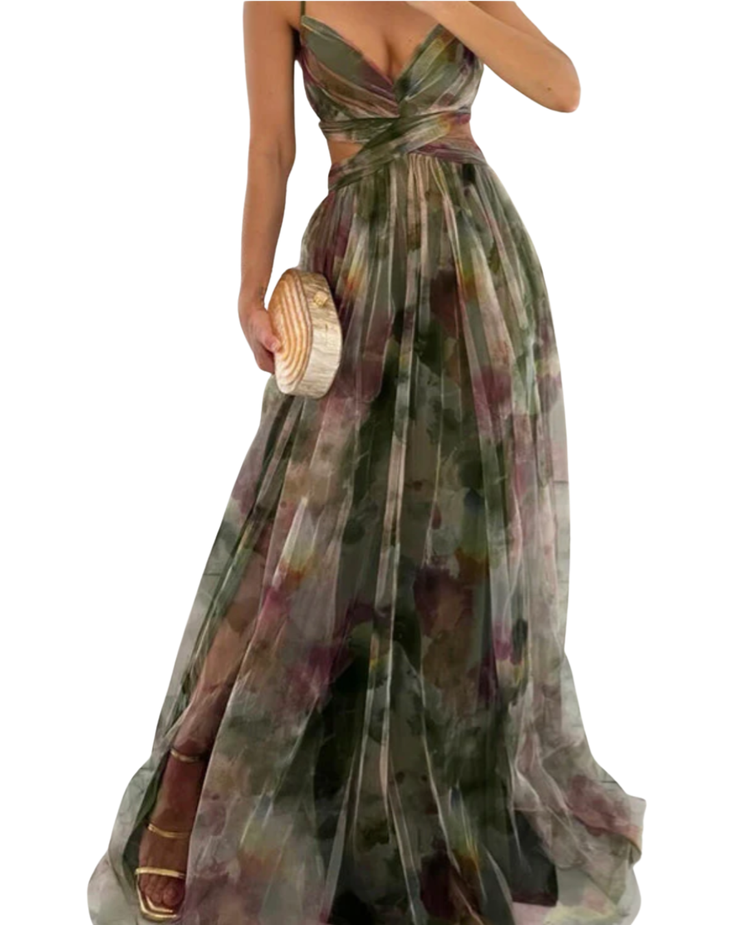 Elara – Luchtige Dames Maxi Jurk met Bloemenprint