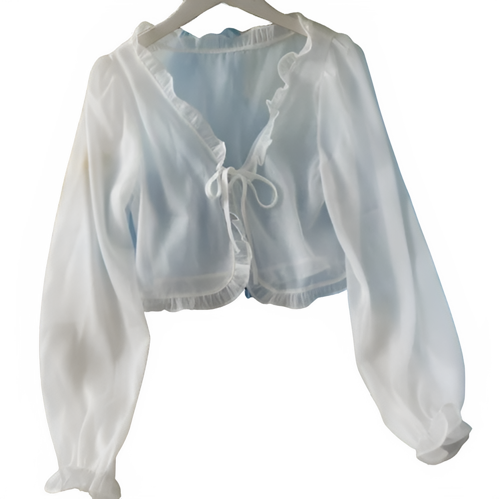 Celeste – Elegante Dames V-Hals Voorjaarsblouse