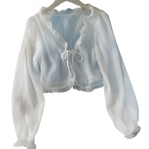 Celeste – Elegante Dames V-Hals Voorjaarsblouse