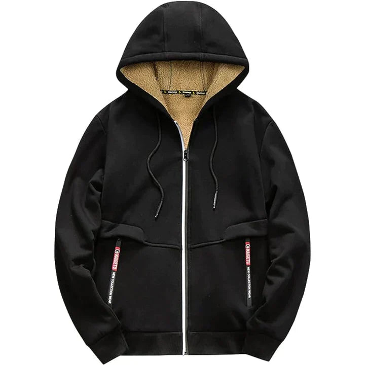 Lorenzo – Heren Fleece Zip Hoodie