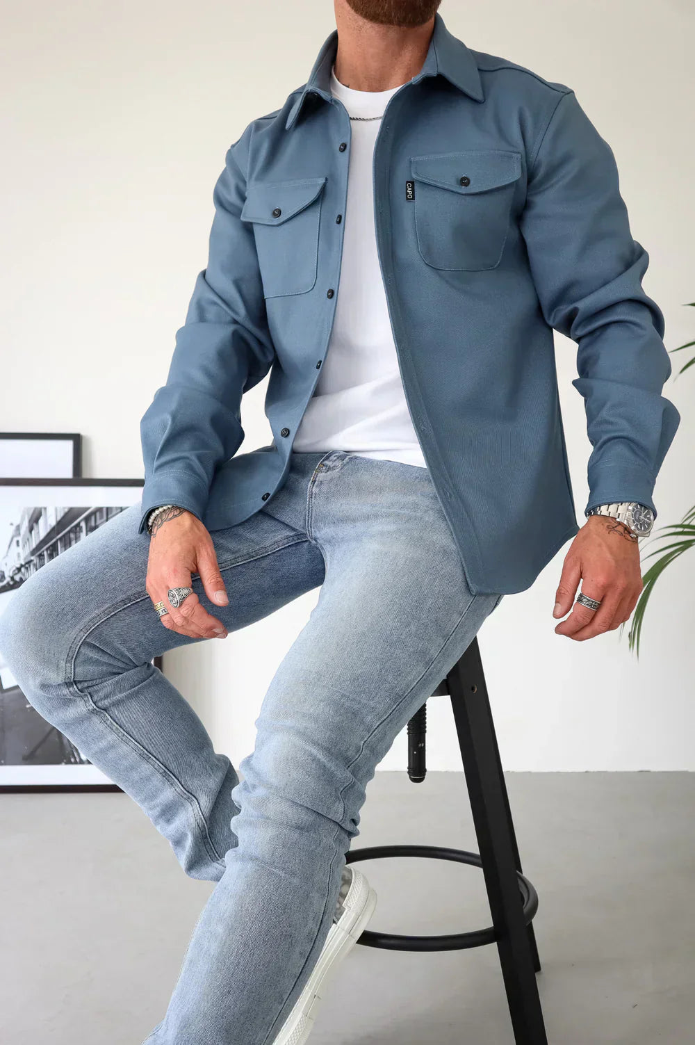 Lorenzo – Modern Fit Heren Overhemd in Casual Stijl