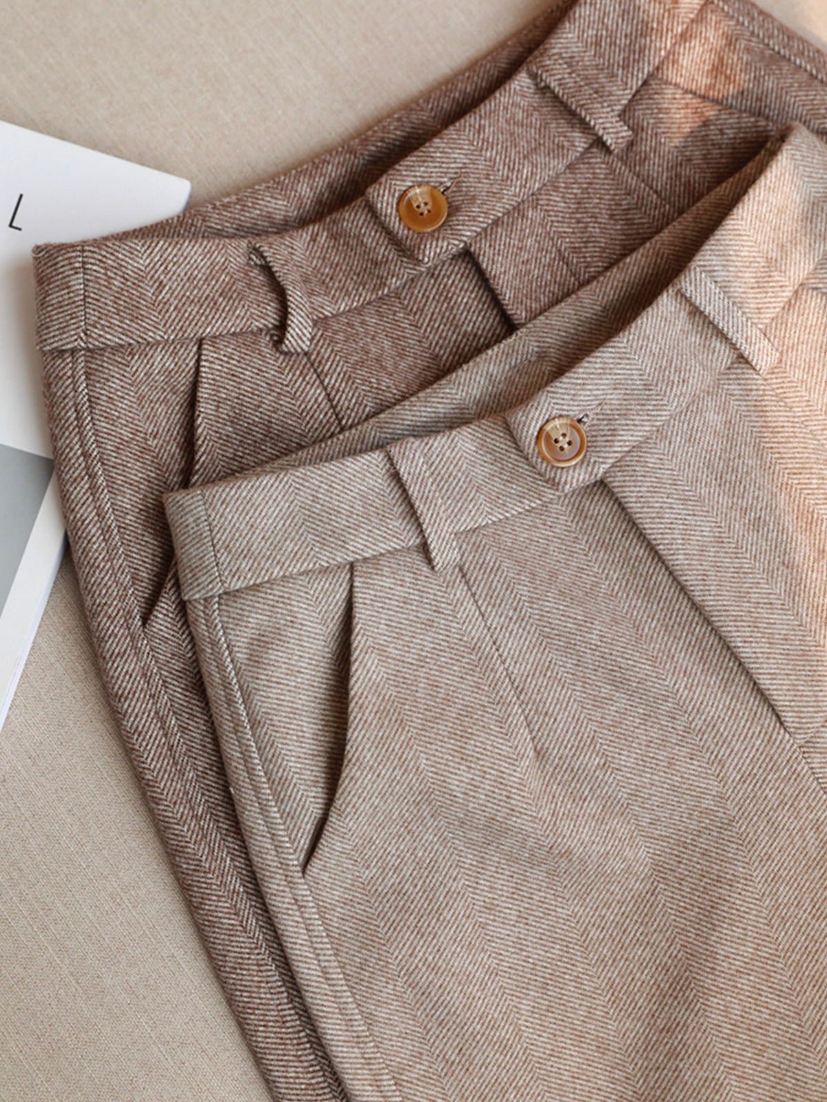 Lennart – Elegante Chevron Damesbroek