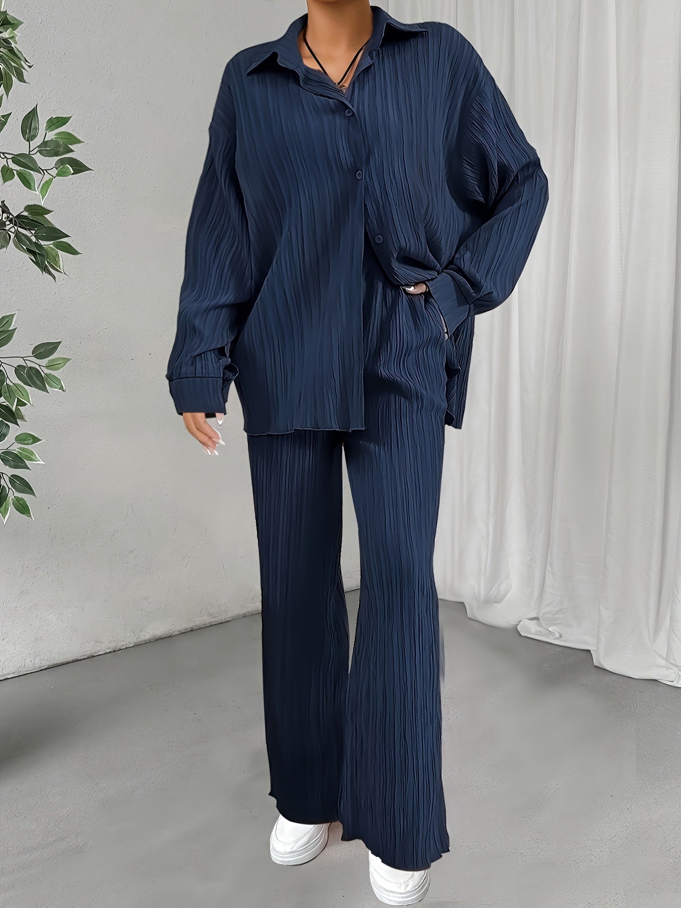 Isabella – Gestreepte Tweedelige Lounge Set voor Dames