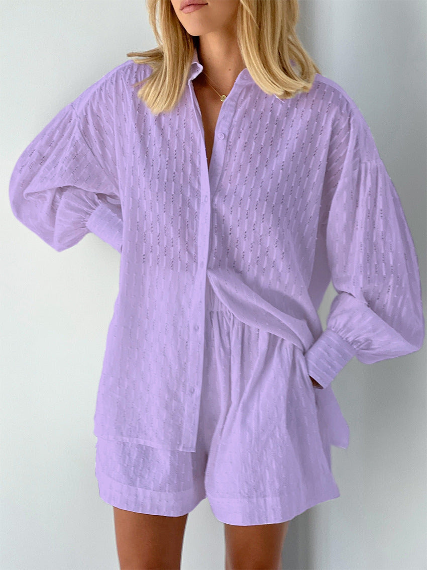 Chiara – Luchtige Dames Set van Blouse en Shorts