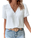 Sophia – Kant V-Hals Damesblouse