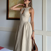 LuciaGalliano Taille Bodycon Maxi Jurk