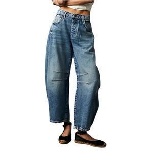 Isabella – Hoge Taille Dames Relaxte Jeans