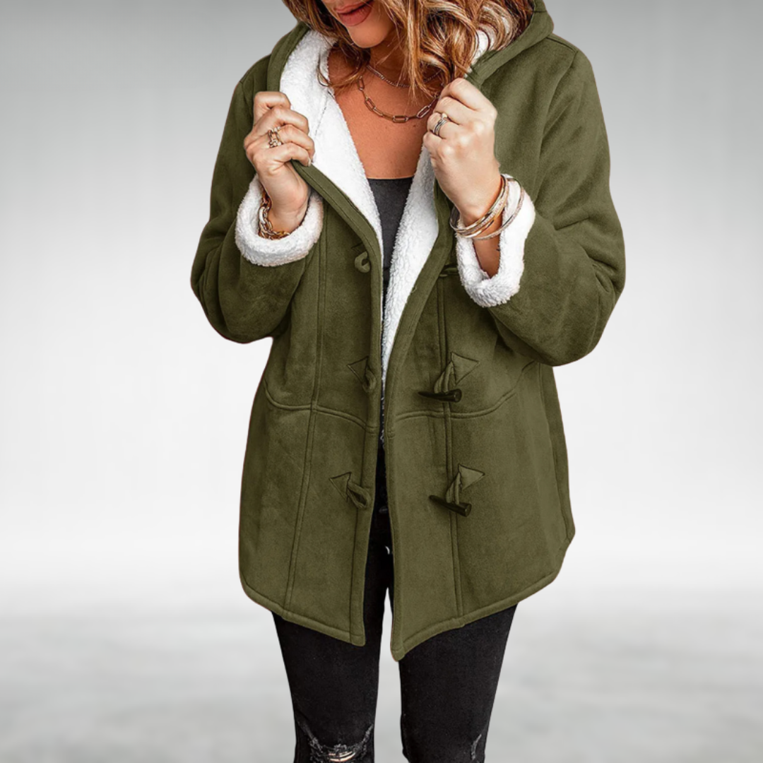 Darlene – Zachte Fleece Winterjas voor Dames
