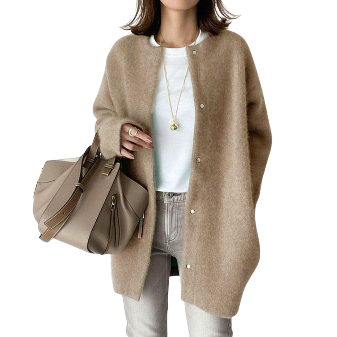 Hillarian – Dames Gebreid Vest van Zachte Knit