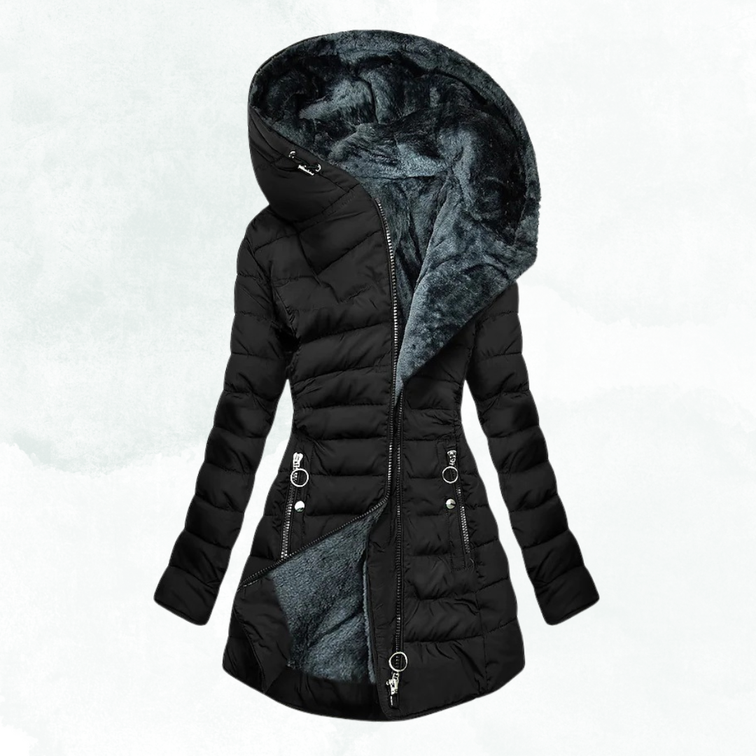 Sophia – Warme Dames Winterjas met Zachte Voering