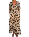 Zaffirio – Boho Elegante Damesjurk met Panterprint