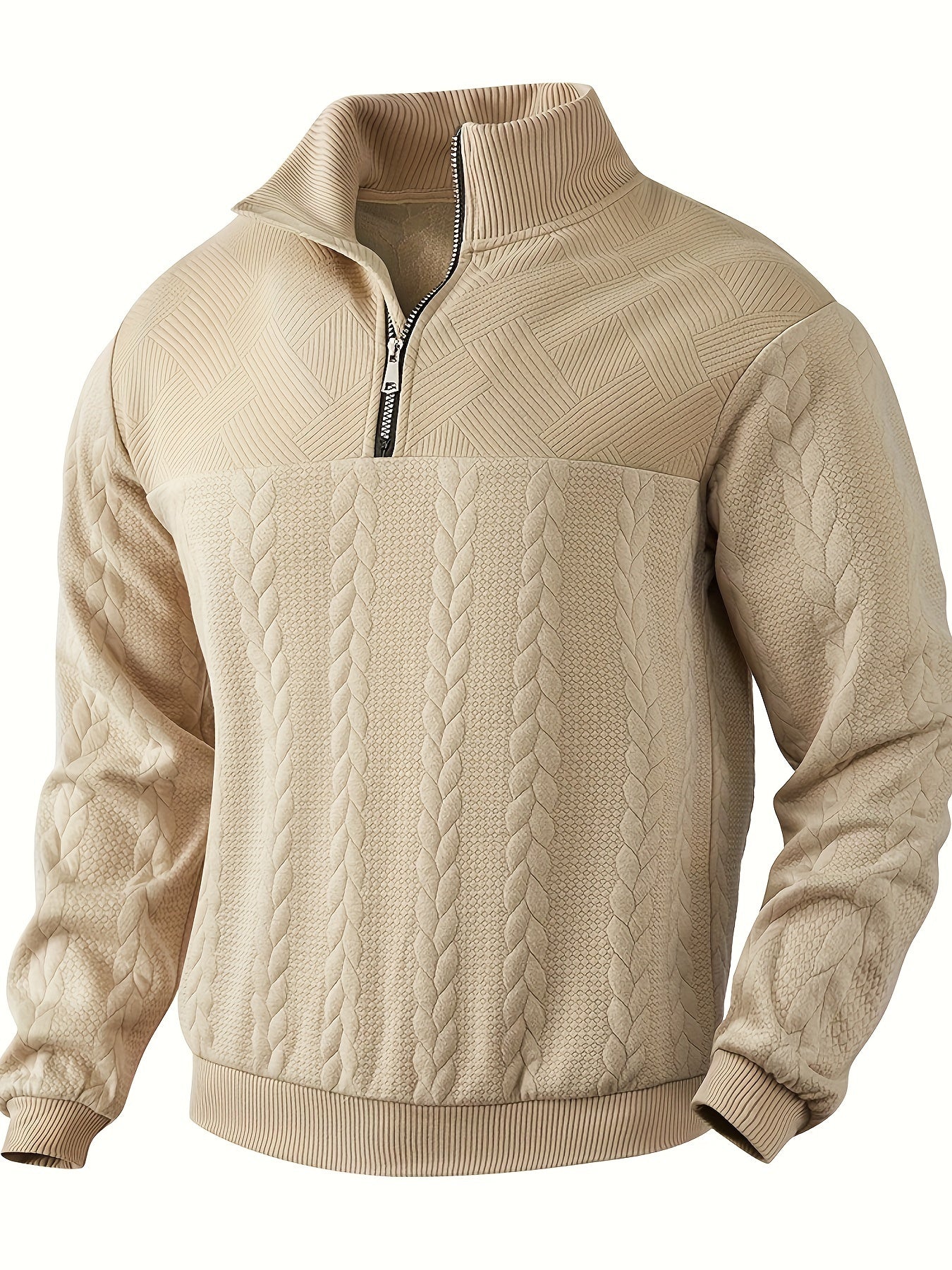 Matteo – Vintage Heren Zip-Up Trui
