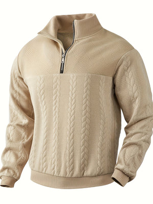 Matteo – Vintage Heren Zip-Up Trui
