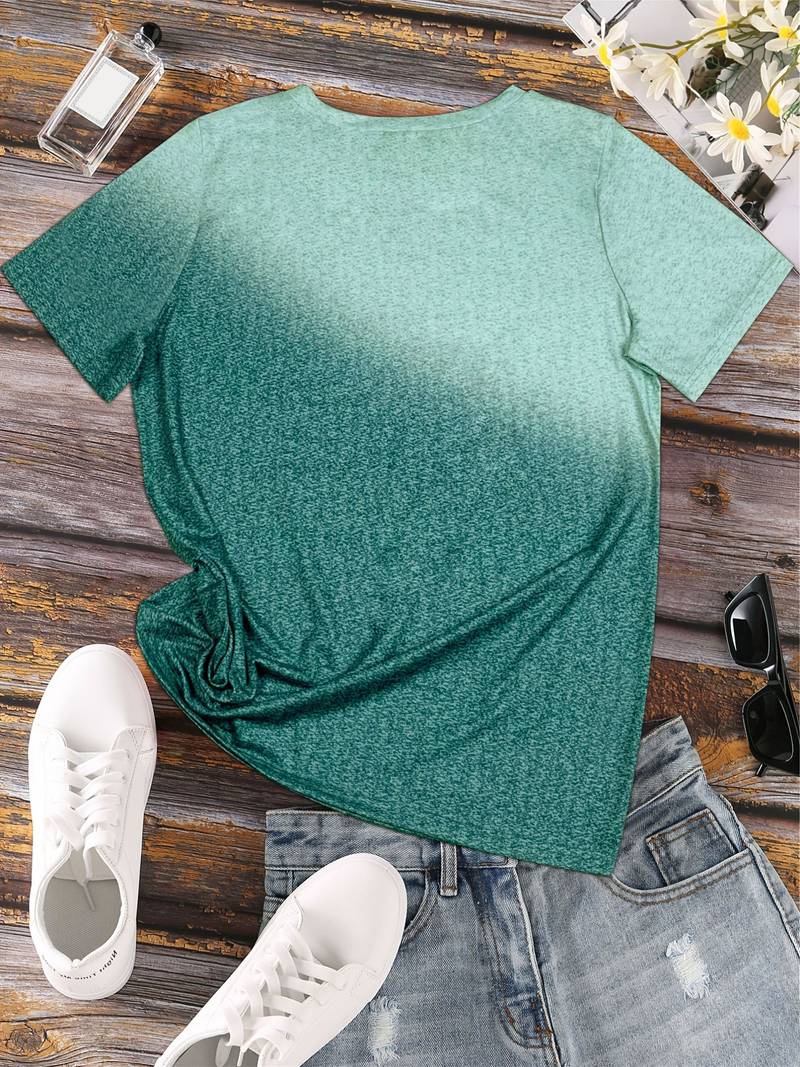 Élodie – Dames T-Shirt met Vlinderhart Print