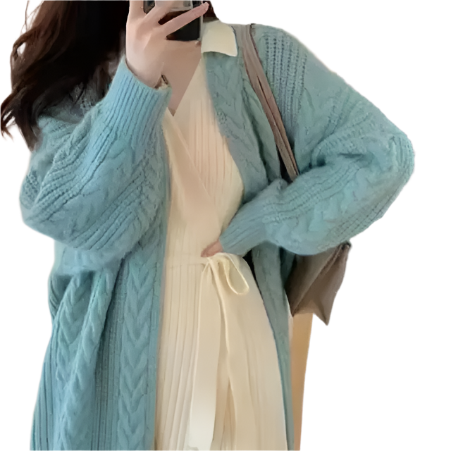 Isabella – Kabelgebreide Damestrui voor de Winter