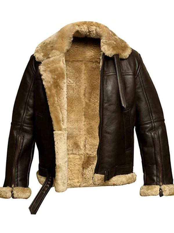 Kristan – Herenshearling Leren Jas