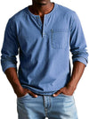 Jaskie – Heren Henley Shirt van Katoen