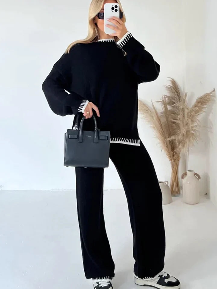Gebreide broek en trui best sale