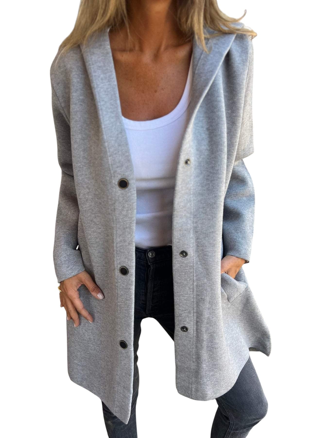 Aurelia – Dames Jas met Capuchon voor Stijlvol Comfort