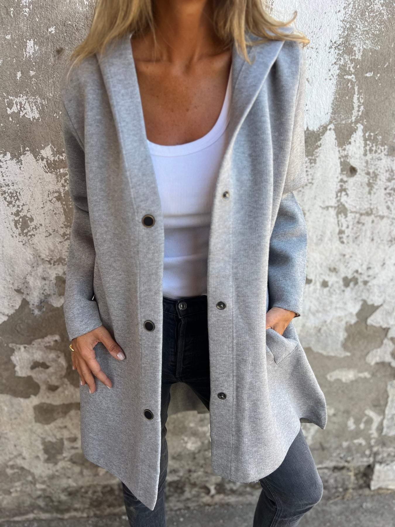 Aurelia – Dames Jas met Capuchon voor Stijlvol Comfort