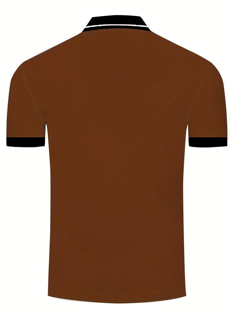 Luca – Heren Polo met Effen Kleur en Casual Look
