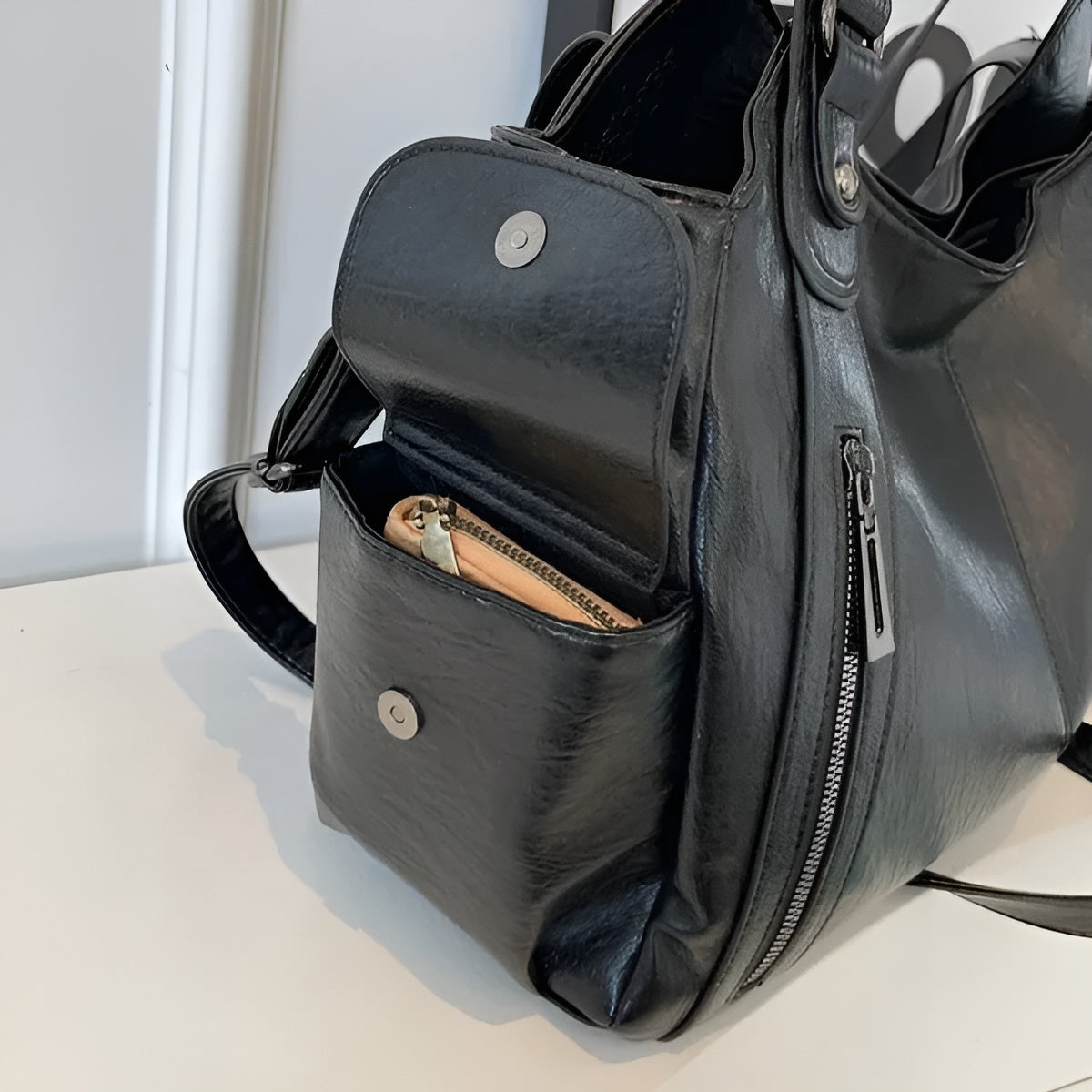 Amélie – Elegante Leren Dames Tote Bag