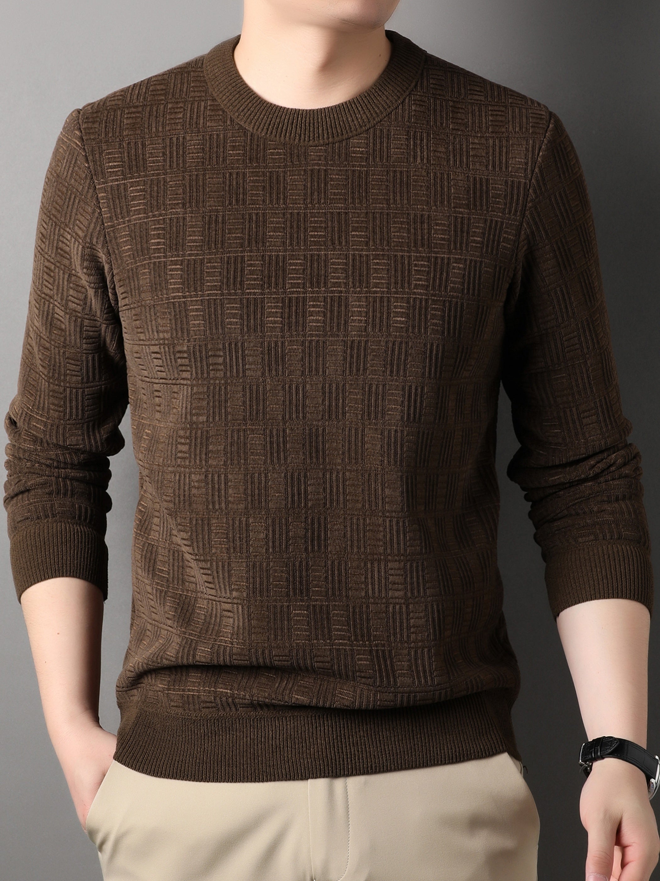 Ivan – Warme & Rekbare Heren Trui voor de Winter
