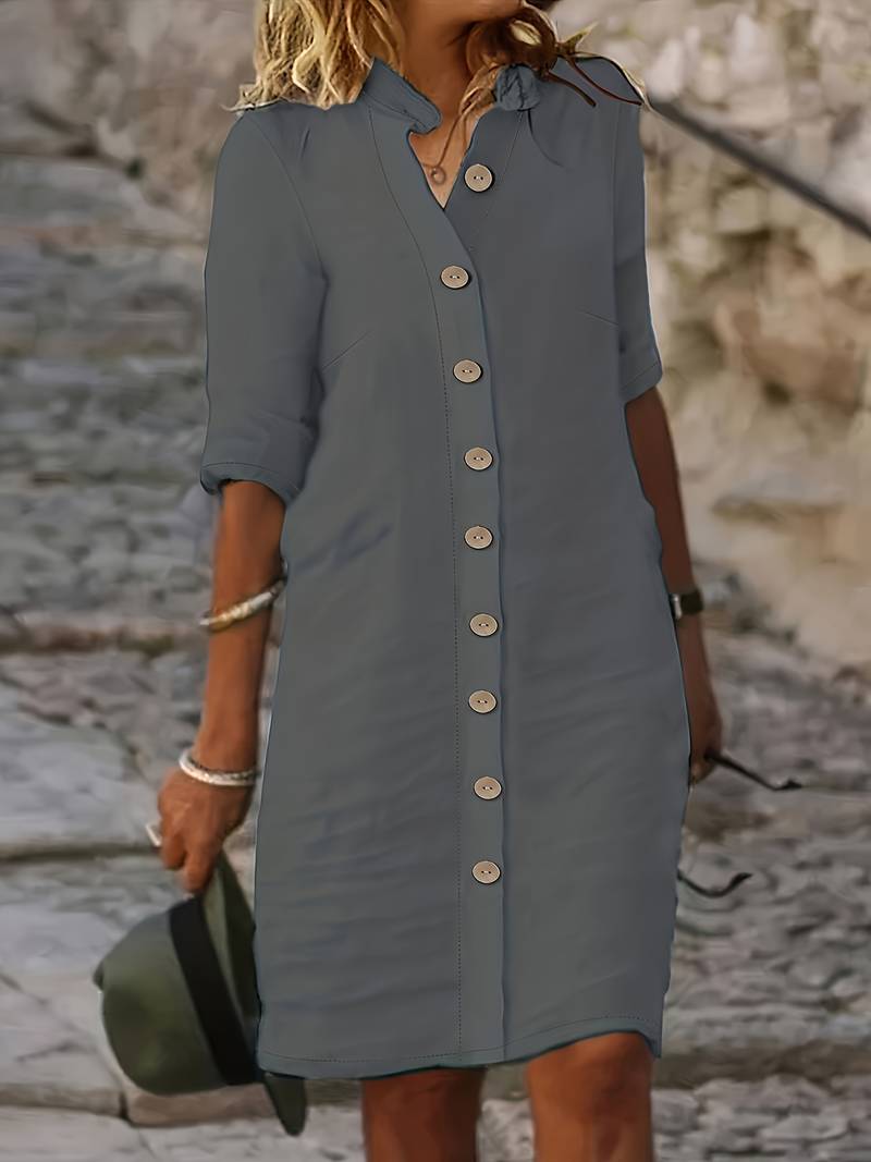 Giulia – Casual Midi Jurk voor Dames