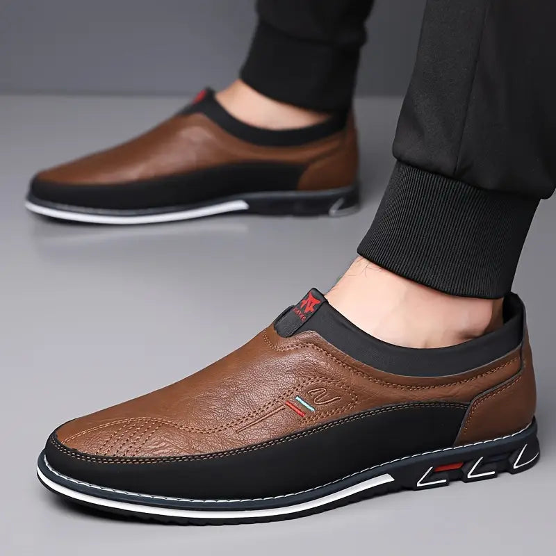 Diony – Leren Slip-On Loafers voor Heren