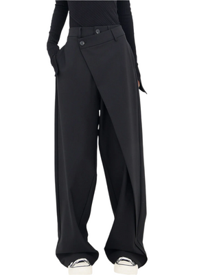 Camila – Asymmetrische Dames Plooi-Broek