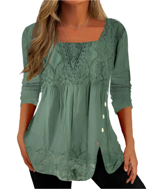 Elena – Stijlvolle Zomerblouse voor Dames