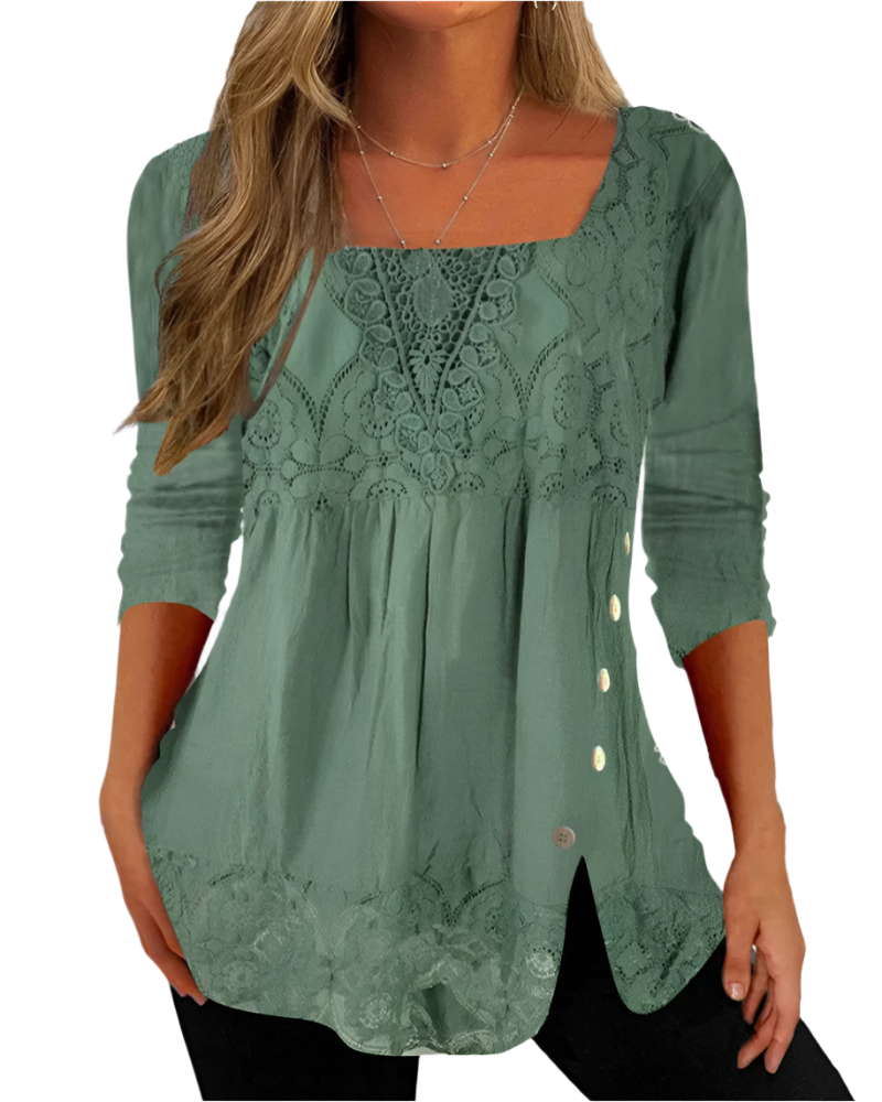 Elena – Stijlvolle Zomerblouse voor Dames