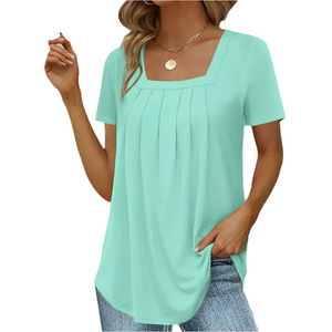 Giulia – Elegante Geplooide Damesblouse