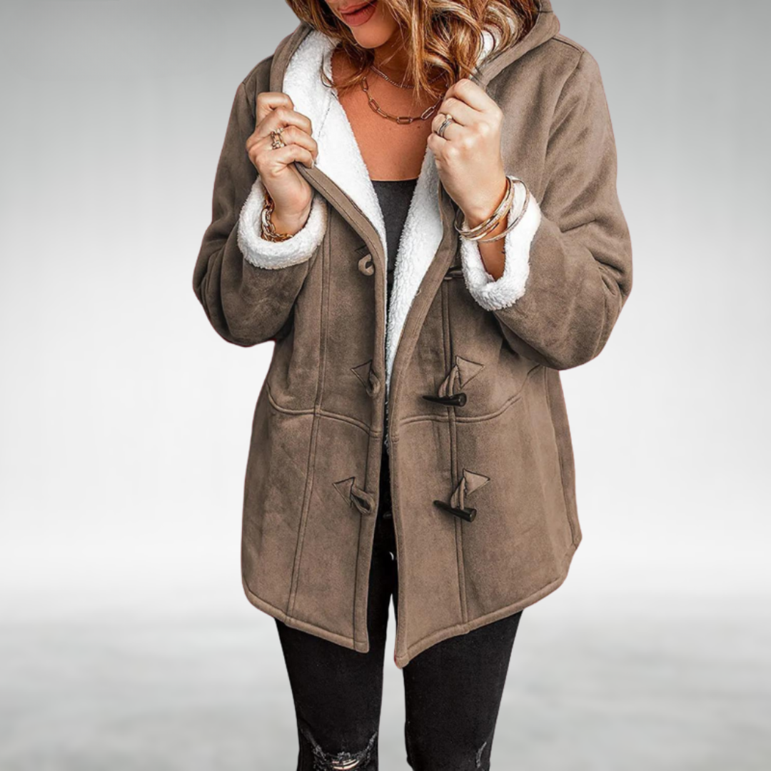 Darlene – Zachte Fleece Winterjas voor Dames