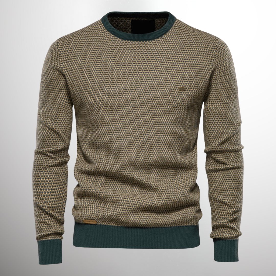 Valdori – Zachte Gebreide Heren Trui voor Warmte en Comfort