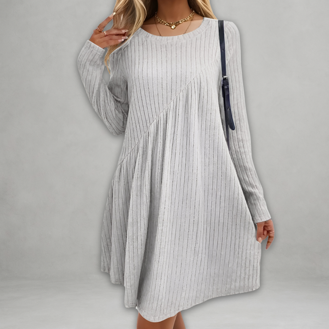 Sofia – Zacht-Touch Midi Jurk voor Dames