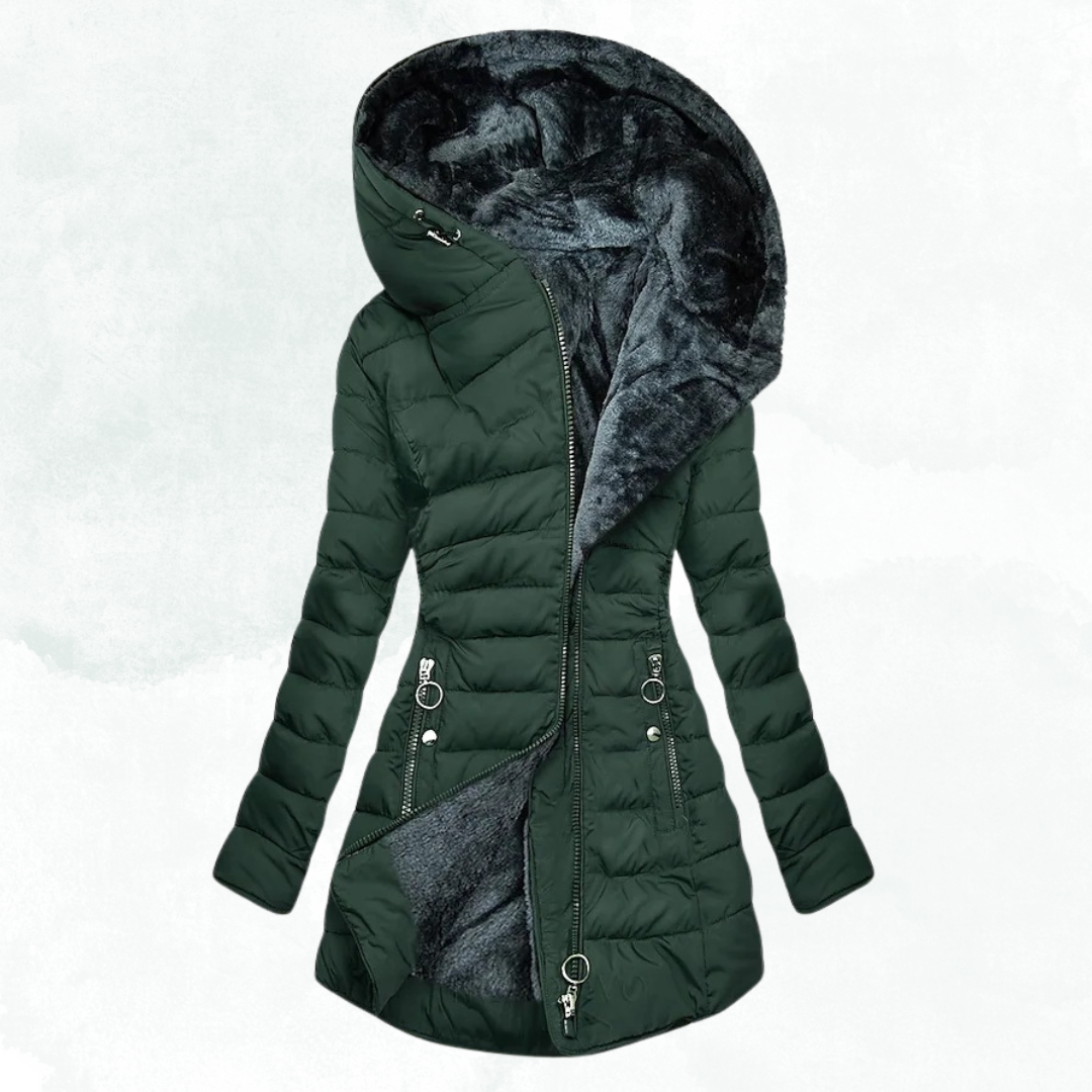 Sophia – Warme Dames Winterjas met Zachte Voering