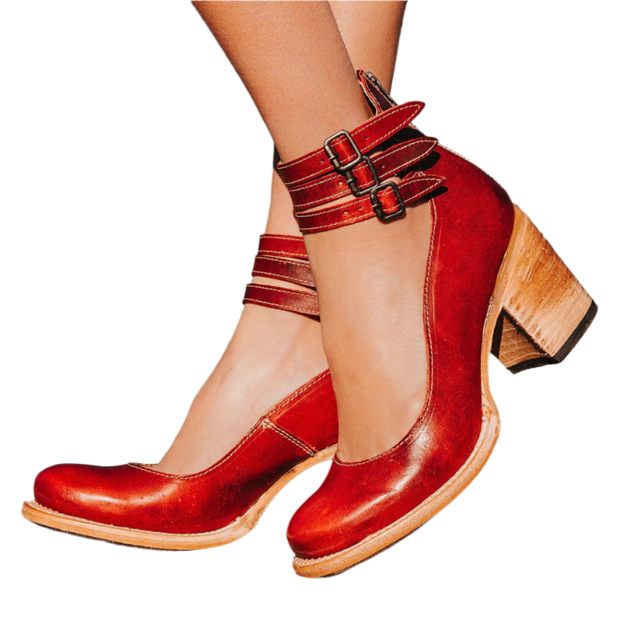 Bianca – Leren Dameslaarzen met Sculpted Design