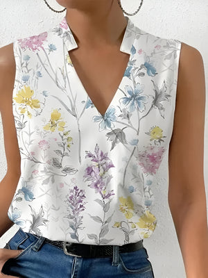 Giulia – Losvallende Damesbloes met Bloemenprint