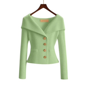 Yassi – Dames Zachte Gebreide Elegante Cardigan
