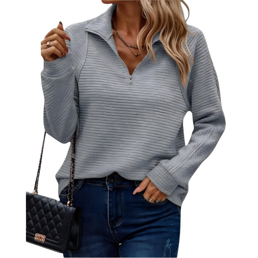 Isola – Dames Half-Zip Trui met Elegante Pasvorm