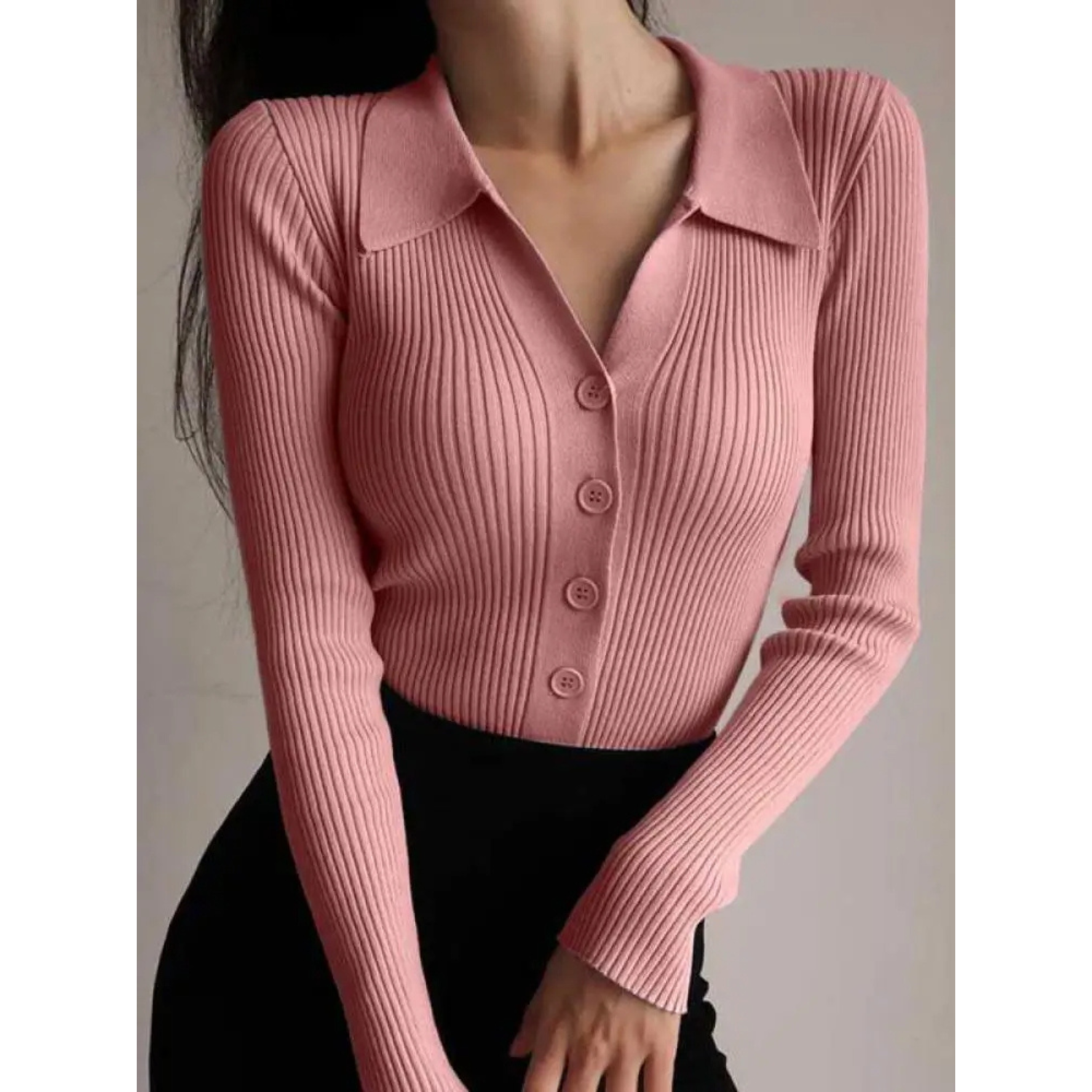 GiuliaArcelli Geribd Vest Voor Vrouwen