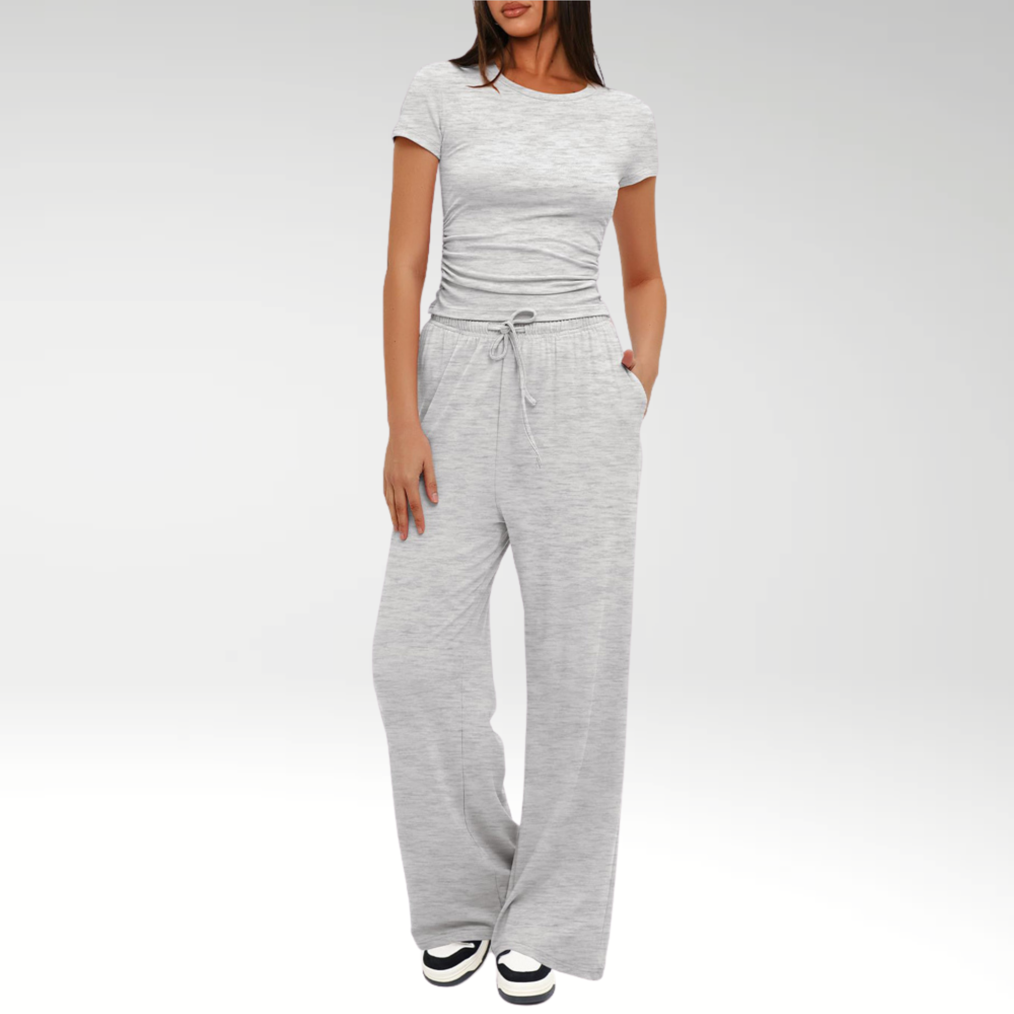 ElenaMarino Effortless Comfort Tweedelige Set Voor Vrouwen