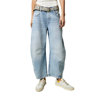 Isabella – Hoge Taille Dames Relaxte Jeans